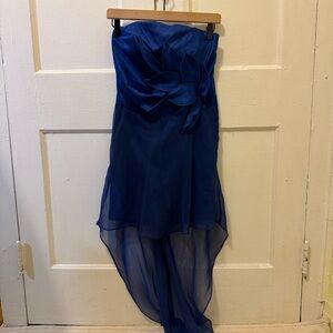 Jessica McClintock Blue High Low Dress